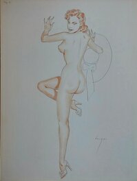 Alberto Vargas - Vargas Pin-up  Study - Original Illustration