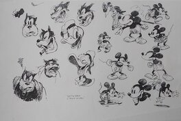 Régis Loisel - Mickey - Loisel fait ses gammes - Œuvre originale