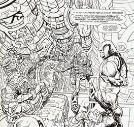 Jack Kirby's Fourth World (#6, planche 8, détail) Jack Kirby's Fourth World (#6, planche 8, détail)