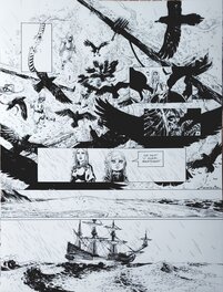 Thimothée Montaigne - 1629...L'île rouge - Planche originale