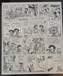 Jean Tabary - Planche Totoche "Le Grand voyage" 1966 - Planche originale