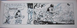 Gerben Valkema - Elsje en Gait Jan zombie verbeelding - Planche originale