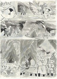 Amélie Flechais - Fléchais, Bergères Guerrières#3, Le périple, planche n°37, 2019. - Planche originale