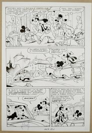 Sergio Asteriti - "Topolino e il mistero degli orologi stonati" - Original Illustration