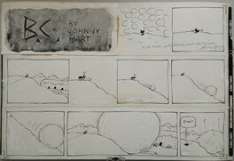 Johnny Hart - B.c. sunday - Planche originale