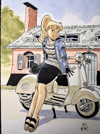 Félix Meynet - Seccotine - Illustration originale