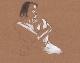 Marc Rouchairoles - Ma nue - Original art