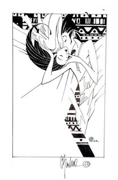 Chris Bachalo - Bachalo Hunter9 Cover Prelim 2 - Original art