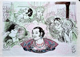 Magnus - Les 110 pillules, Etude pour portfolio, planche originale - Original art