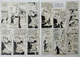 Philippe Vuillemin - La vulve du Démon. Gag en deux planches - Comic Strip