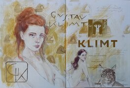 Marc-Renier - Klimt - Planche originale