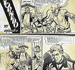 Emilio Uberti - Tornado, Emilio Uberti, ed. Dardo 1961 - Planche originale