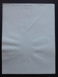 Le verso avec indication au crayon Le verso avec indication au crayon