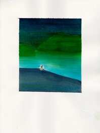 Illustration originale - Le passage - dessin original