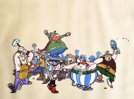 René Goscinny - Astérix et Obélix, Les douze travaux, (Studios Idéfix,1976) - Original art