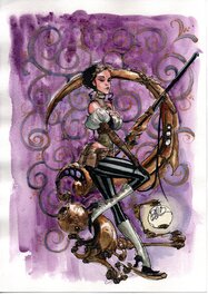 Joe Benitez - Lady Mechanika - Illustration originale