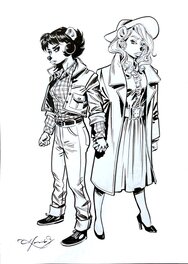 Juanjo Guarnido - Dina & Jezabel - Original Illustration