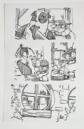 Planche Encrée Manga Dofus Arena Tome 3