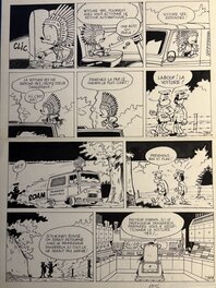 Didgé - Attila - Bak et Flak étonnent Attila - Planche originale