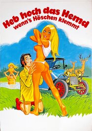 Klaus Dill - Soulevez votre chemise si votre culotte est serrée - German sex/trash/pulp video cover / Cinema poster - Couverture originale