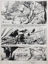 William Vance - 1978 - Bob Morane : l'Empreinte du Crapaud - Planche originale