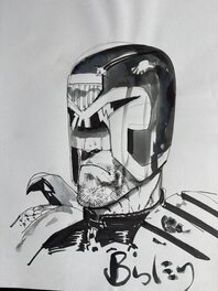 Simon Bisley - Judge Dredd - Illustration originale
