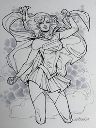 Laura Braga - Supergirl - Illustration originale