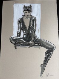 Raul Allen - Catwoman - Illustration originale