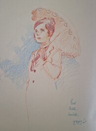 Dédicace de Charlet dans les soeurs Fox tome 2