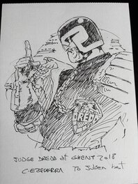 Carlos Ezquerra - Judge Dredd - Illustration originale