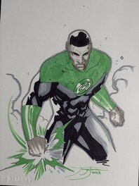 Jorge Jimenez - Green Lantern (John Stewart) - Illustration originale