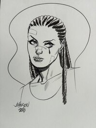 Dave Johnson - Dizzy (100 Bullets) - Original Illustration