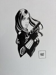 Goran Parlov - Black Widow - Original Illustration