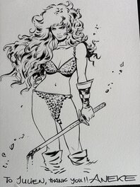 Aneke - Red Sonja - Original Illustration