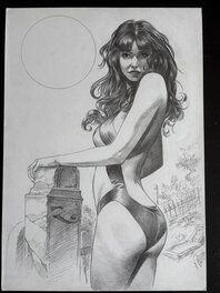David Roach - Vampirella - Illustration originale