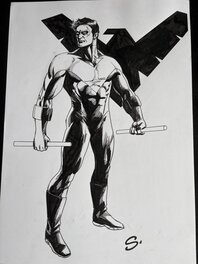 Steve Scott - Nightwing - Illustration originale