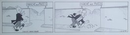 Original strip - Les aventures du professeur Nimbus