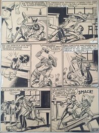 EsseGesse - Essegesse, Captain Miki#62, planche n°18, fin 1950. - Planche originale