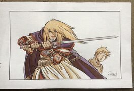 Xavier Fourquemin - Soeur Cécile - Original Illustration