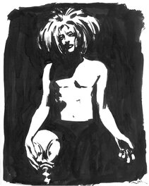 Jon J Muth - Sandman Jon J Muth Pin Up - Original Illustration