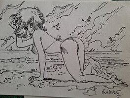Natacha à la plage