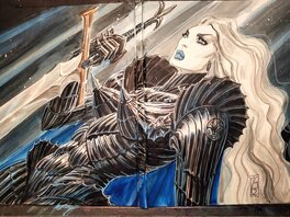 Olivier Ledroit - Requiem Le Lys Noir - Illustration originale