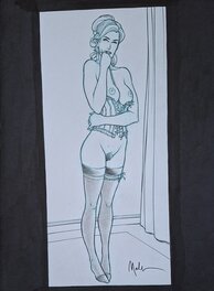 Nicolas Malfin - Annie - Cézembre - Original Illustration