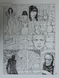 Philippe Delaby - La COMPLAINTE DES LANDES PERDUES - Les chevaliers du pardon - Planche originale