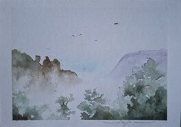 Paolo Grella - Paysage - Illustration originale