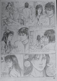 Olivier Grenson - La FEMME ACCIDENT - Planche originale