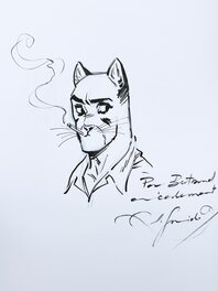 Juanjo GUARNIDO : Dédicace de Blacksad dans l’édition spéciale 25 ans du tome 1