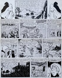 Planche originale - 1966 - Chick Bill : le Ranch Hanté