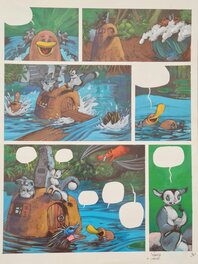 Yoann - Toto l'ornithynque - Planche originale