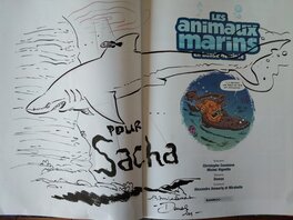 Les animaux marins en bd
